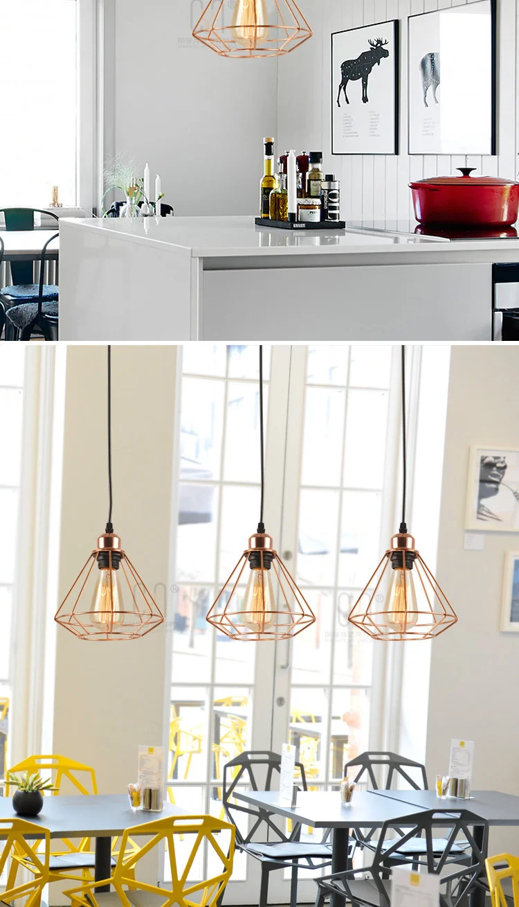 Bola de Vidro Moderno Ferro Teto Lustres Cozinha Ilha Casa Deco Lustre Suspensão Marroquina Decoração Led Luz 10 Computers & Electronics
