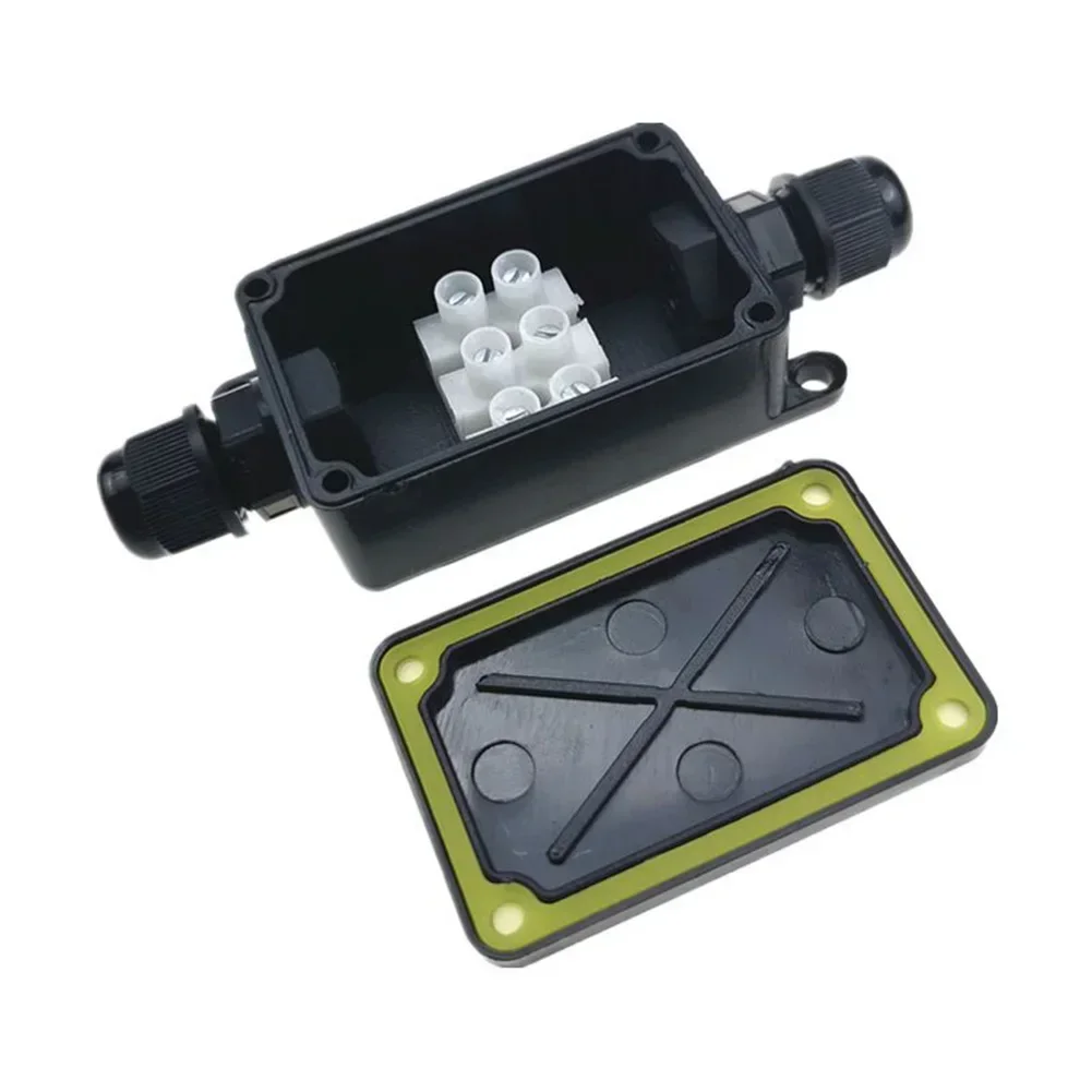 2 Way Outdoor Waterproof IP66 Electrical Cable Wire Connector Junction Box With Terminal 450V Junction Box For Led Light electrical junction box electrical cable connector