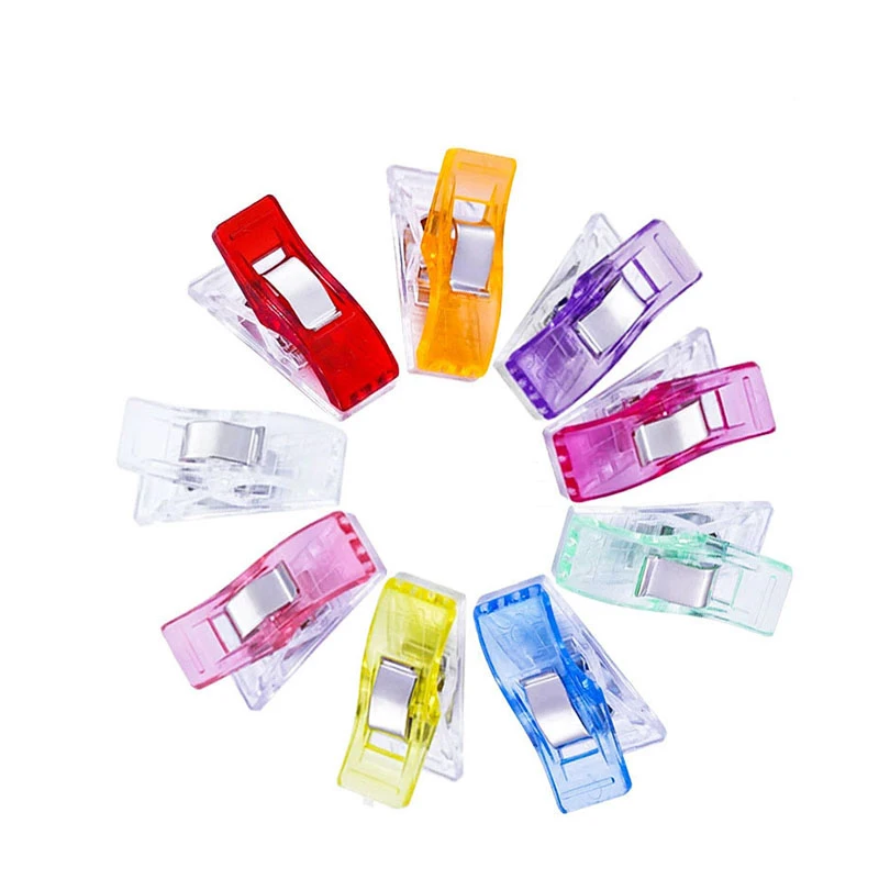 

LMDZ 20Pcs Multipurpose Sewing Clips Plastic Craft Quilting Knitting Safety Clips Sewing Clamps Sewing Binding Clip Sewing Tools