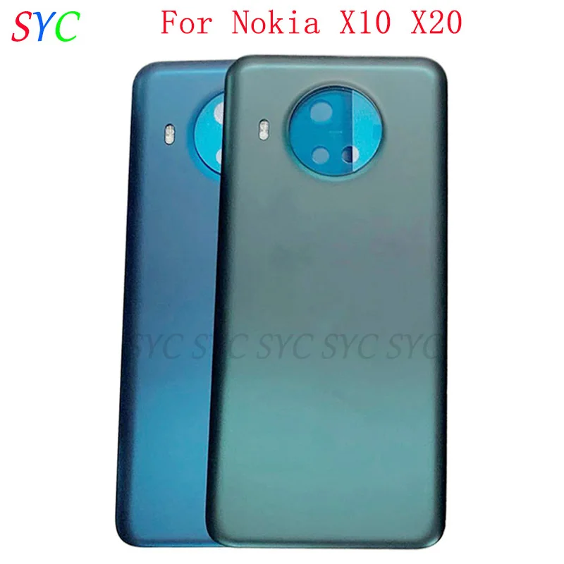 

Rear Door Battery Cover Housing Case For Nokia X10 X20 Back Cover with Adhesive Sticker Repair Parts