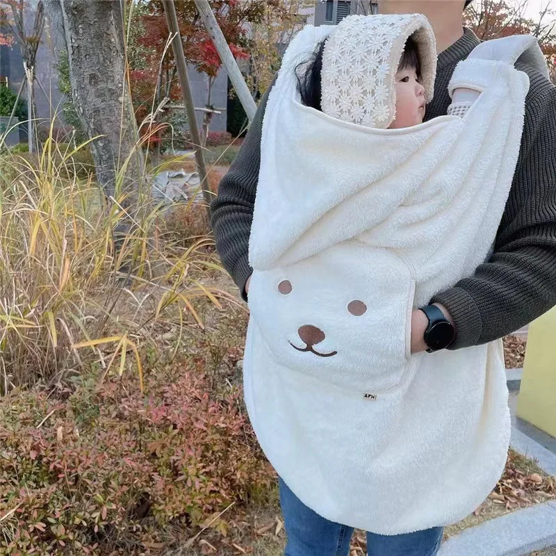 Swaddle Blanket Fleece Blanket Multifunctional Winter Windproof Warm Flannel Baby Blanket Coral Fleece Stroller Cover Infant Kids Nap Warm Quilt Swaddle Wrap swaddle blanket,fleece blanket