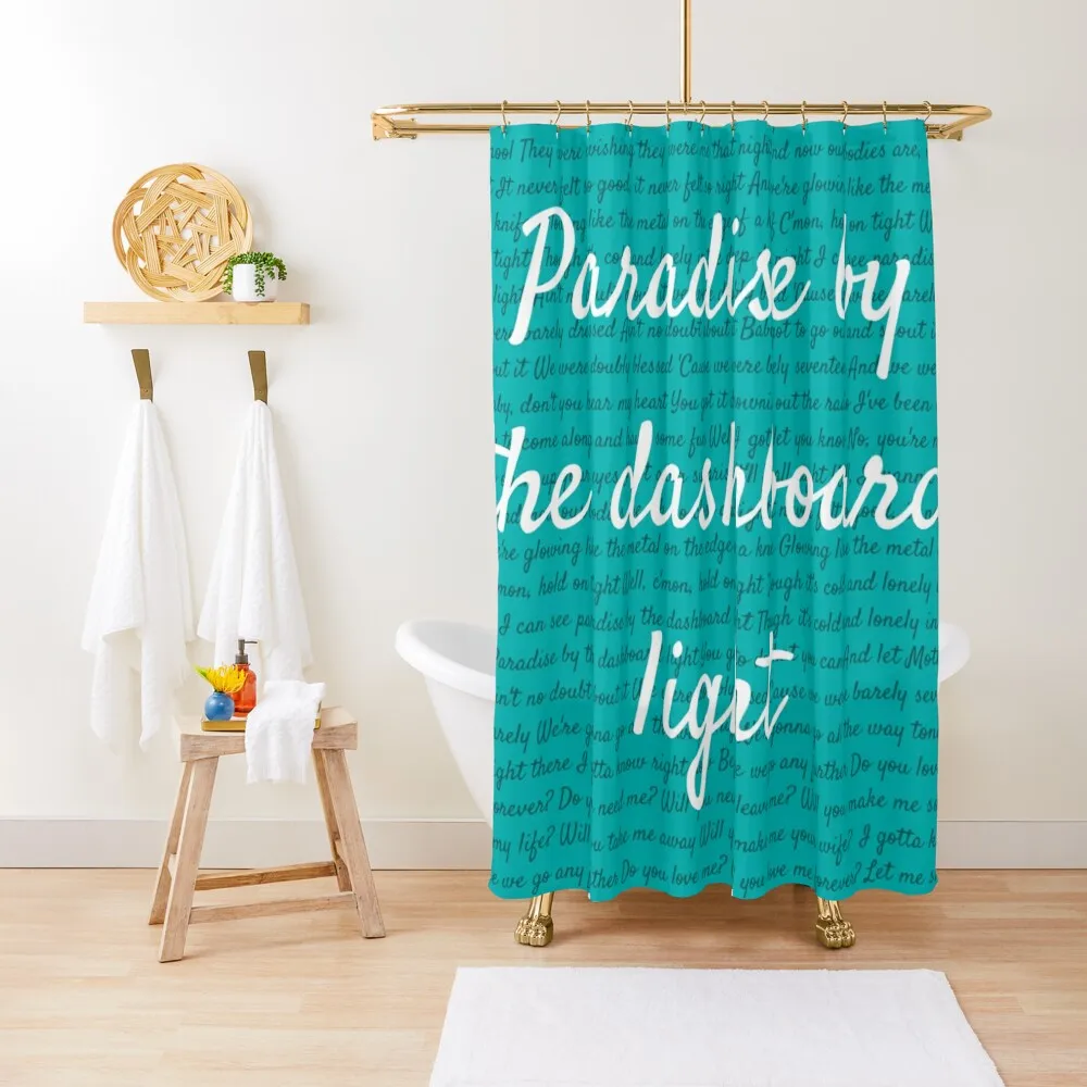 

Paradise by the dashboard light Shower Curtain Shower Waterproof Shower For Bathrooms Curtain