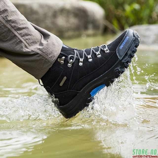 zapatillas trekking hombre Zapatos deportivos de senderismo para hombre,  zapatillas senderismo hombre waterproof shoes Botas de senderismo de cuero  de montaña, calzado de senderismo,zapatos de senderismo - AliExpress