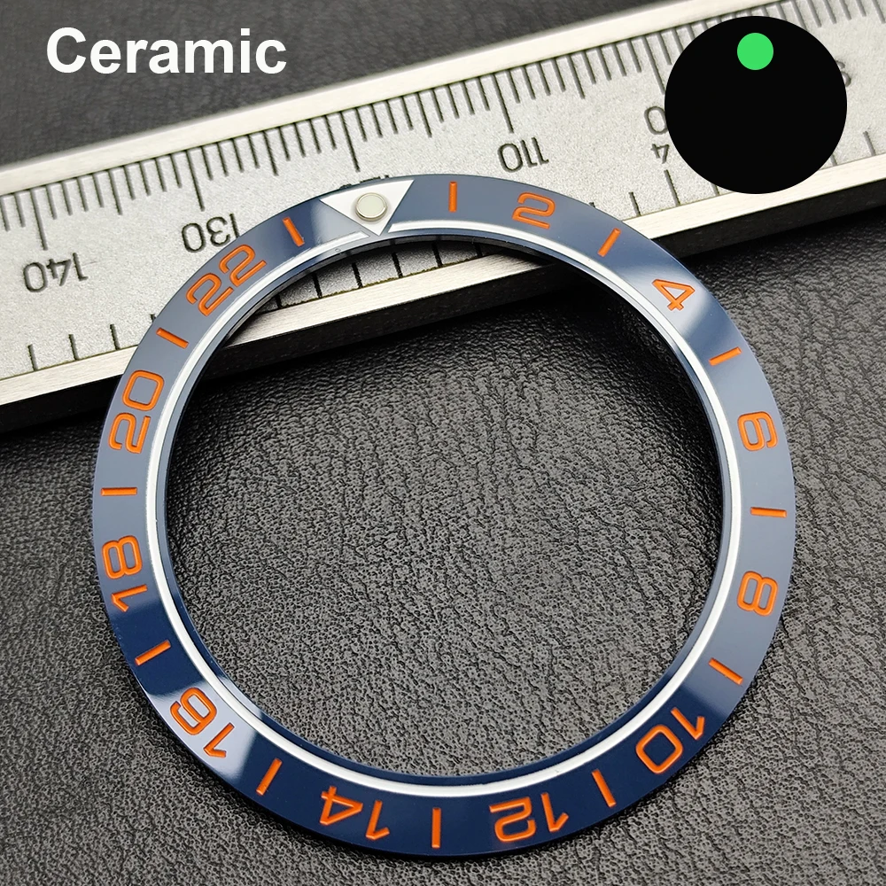 Enhanced Sloped Ceramic Aluminum Watch Bezel Ring Replacement