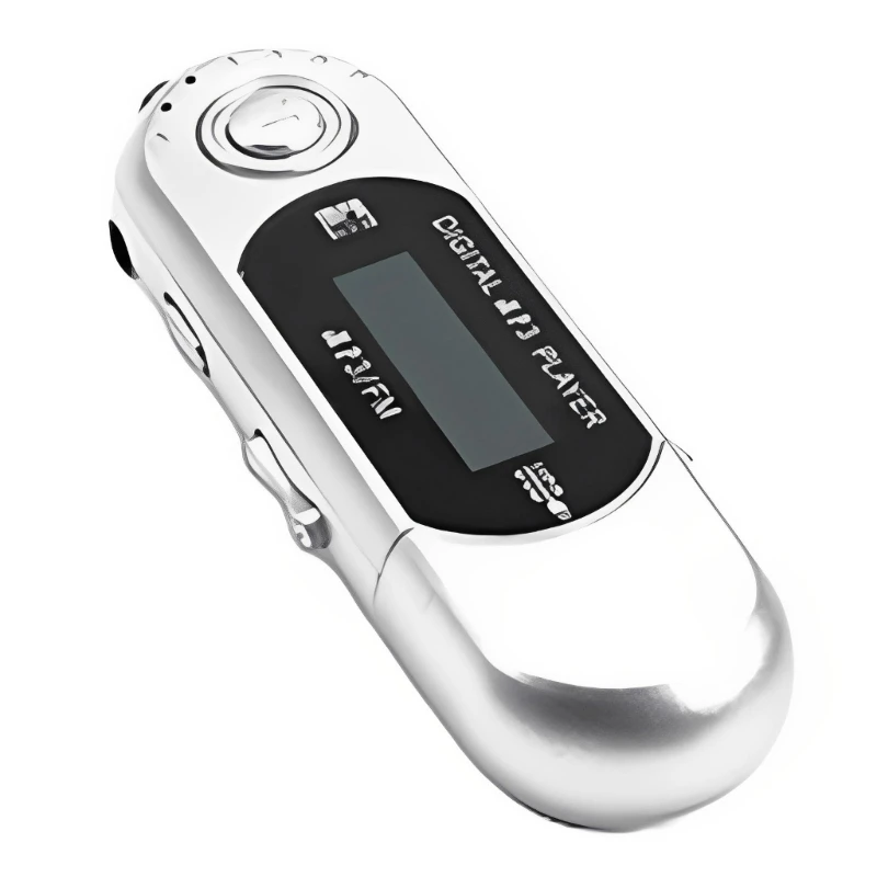 Compact 8GB USB MP3 Player with Classical Design and FM Radio
