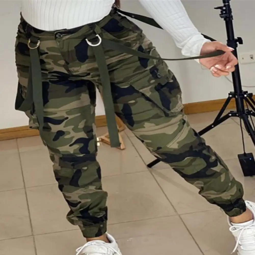 

Pants Stylish Streetwear Women Trousers Cool Lady Cargo Pants Slim Women Trousers for Going Out