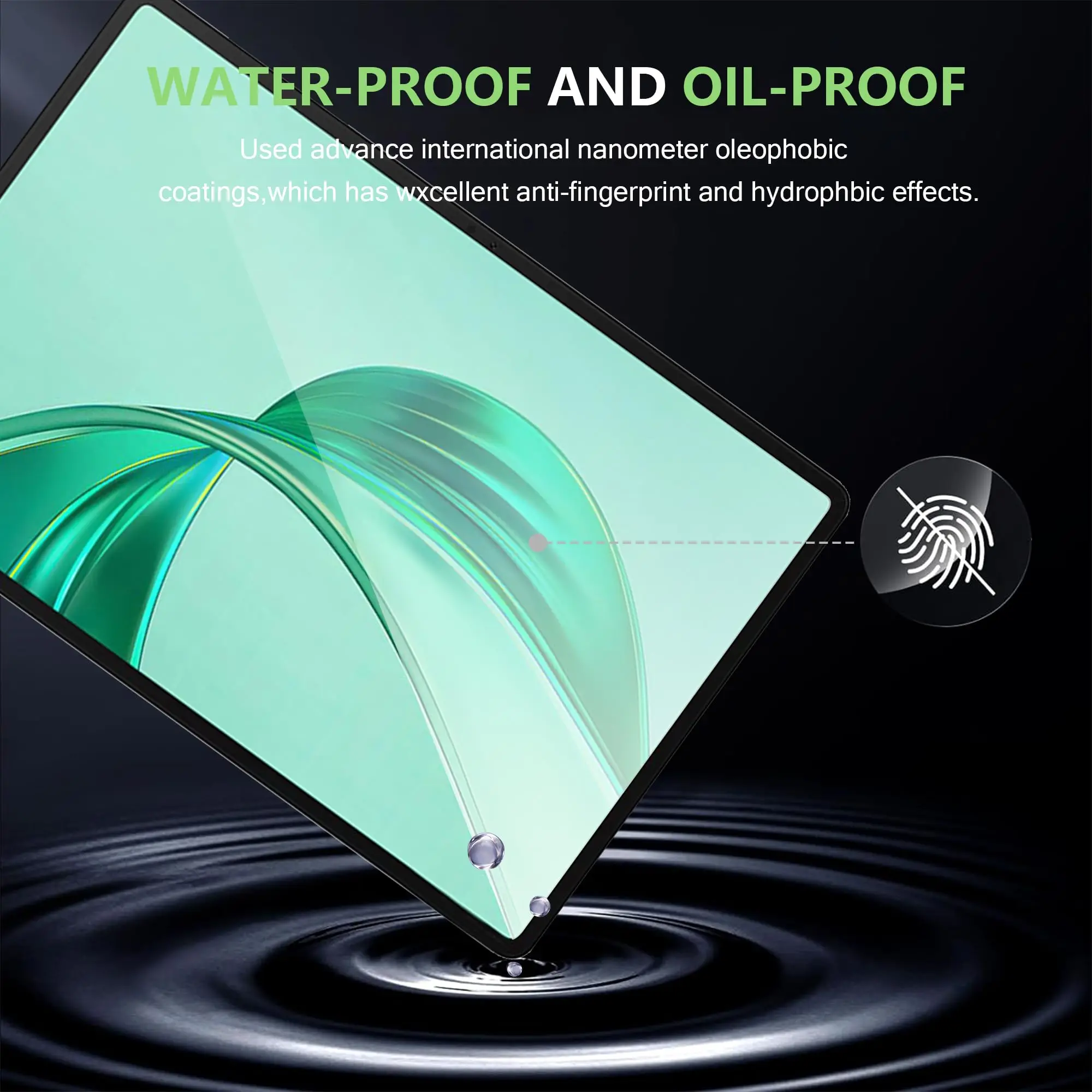 Tempered Glass Film for Honor Pad X8a 2024 (11 Inch) 9H Hardness HD Anti-fingerprint Premium Screen Protector Protective Film 5