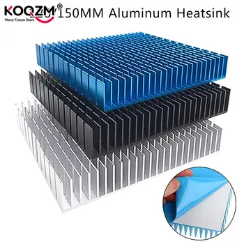 120mm/ 150mm Heating Panel Heat Sink Aluminum Heatsink CPU Power Amplifier Radiator 1