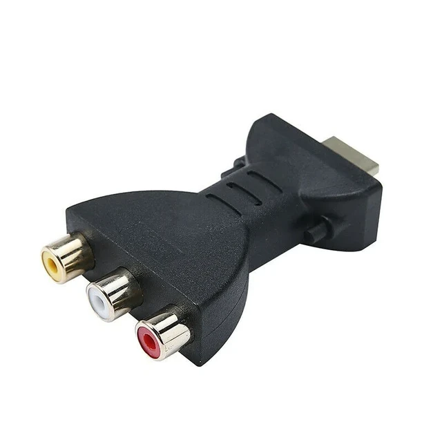 Câble adaptateur HDMI mâle vers RCA mâle RVB vers 3 pour