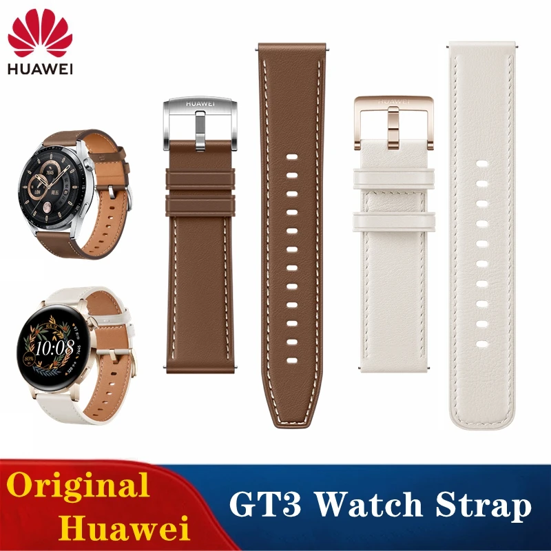 HUAWEI - HUAWEI WATCH GT3 46mm Fluoroelastomer/ブラ Original Huawei GT3 pro 46mm 22mm Fluoroelastomer Rubber