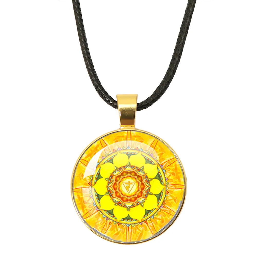 Ciondolo Argento 925 Fiore Di Loto Mandala &ndash; Simbolo Om/Aum &ndash; 30mm X 19mm &ndash; Senza Catena