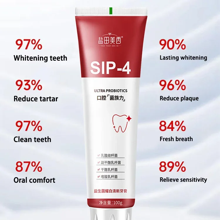 Teeth Whitening Product Teeth Whitening Essence 120g Probiotic Toothpaste SP-4 Whitening Tooth Remove Plaque Stains Teeth Whitener Oral Hygiene Clean Fresh Breath Dental Tools