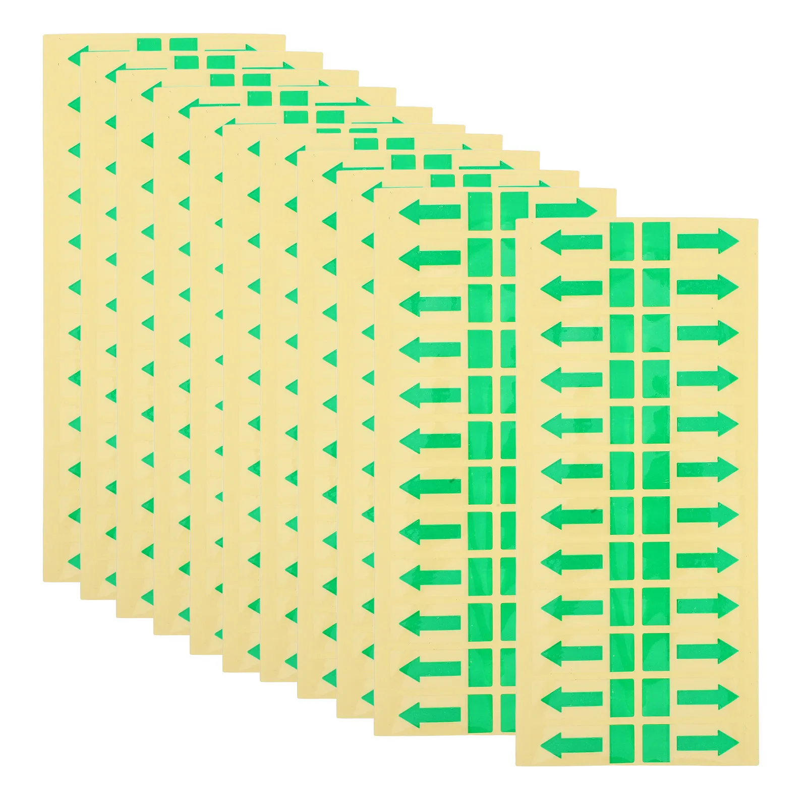 1000Pcs 이동식 화살표 데칼 40x15mm 투명 빨간색 화살표 씰이 있는 쓰레기 봉투 라벨 산업용 라벨