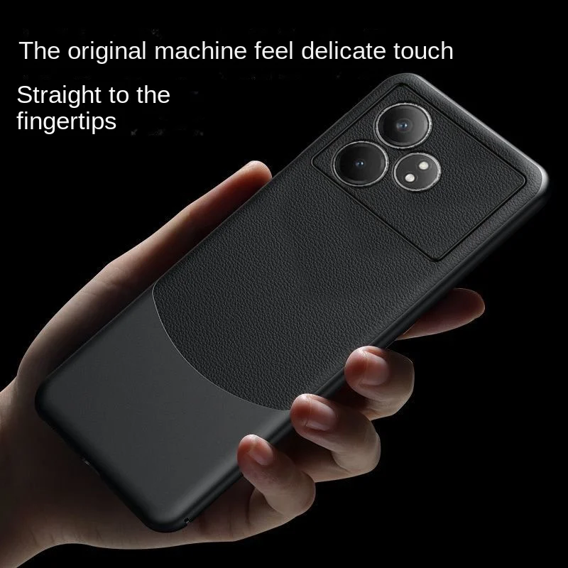 Luxury PU Leather Magnetic Protective Back Cover Case