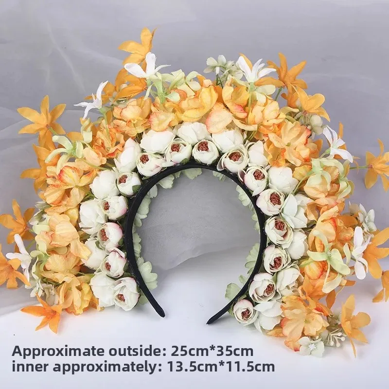 Flower Dai-yellow green-D