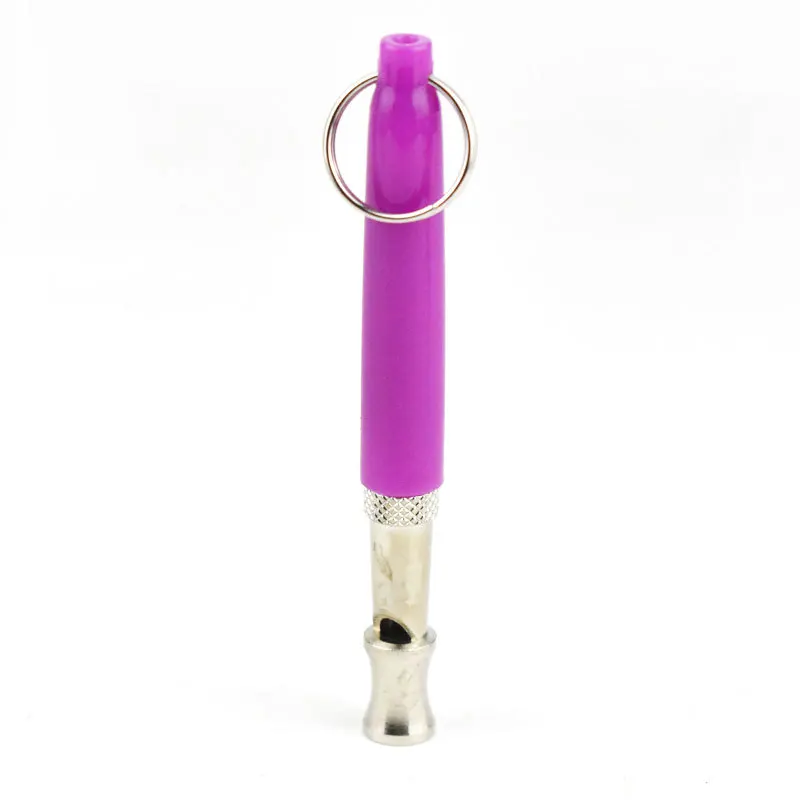 Pet Dog Cat Two-tone Ultrasonic Flute Dog Whistle Pet Puppy Animal Obedience Training Sound Whistle 1pcs