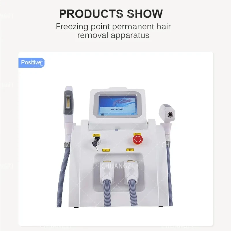 Professional IPL+ OPT Epilator Laser Painless Hair Removal Machine E-Light Skin Whitening Fast Depilation Permanent Device 4