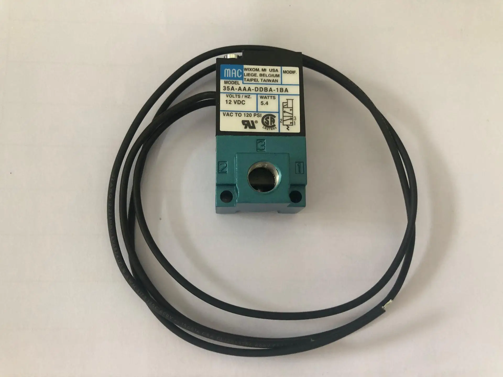 Válvula solenóide de controle de impulso eletrônico,