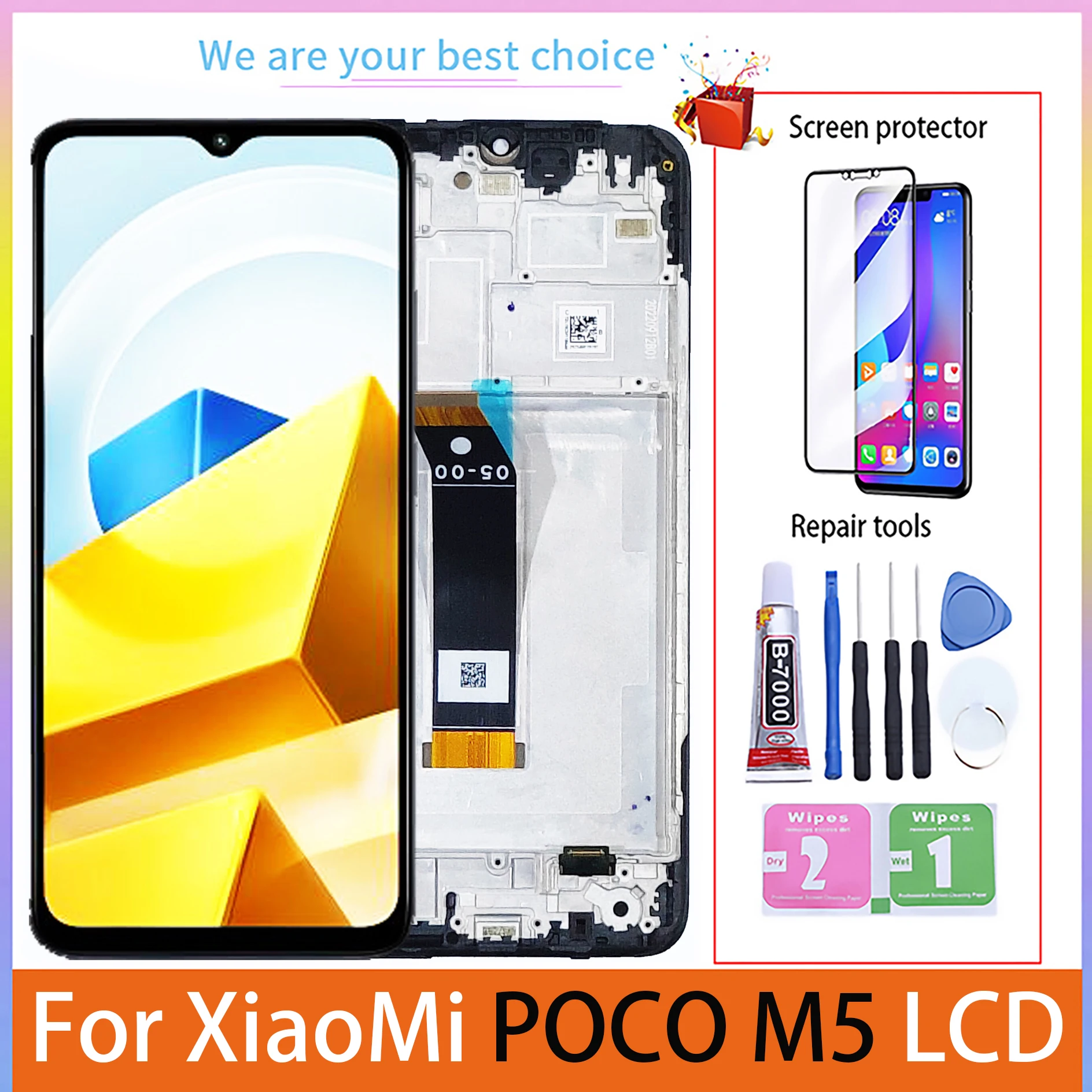 For-Xiaomi-POCO-M5-Original-LCD-Display-With-Frame-Screen-Touch ...