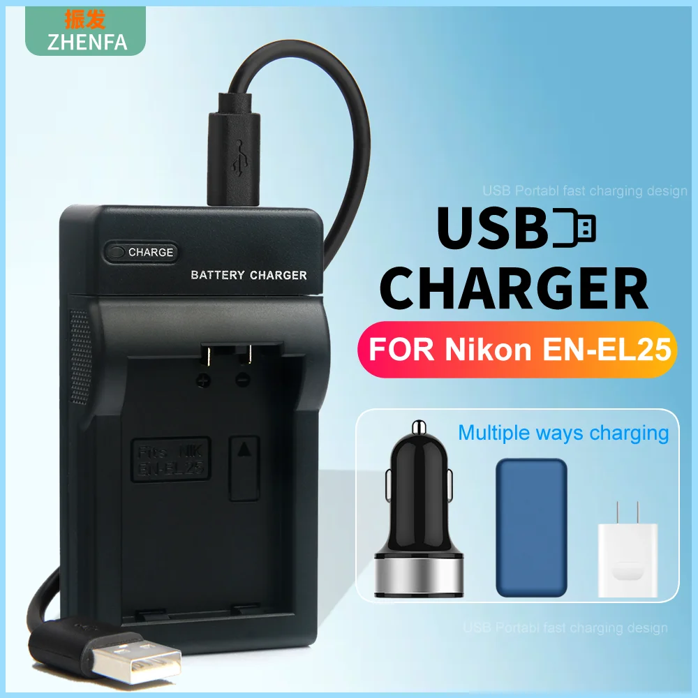 Adaptateur Alimentation Pour Nikon Z50 ZFC - Coupleur EP-5G + Câble PD 9V - Alimentation Continue Via USB-C