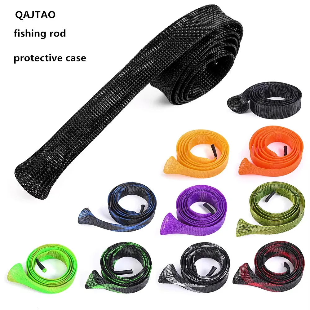 Fishing Rod Cover Spinning Rod Sleeve Pole Glove Casting Ice Net Tube