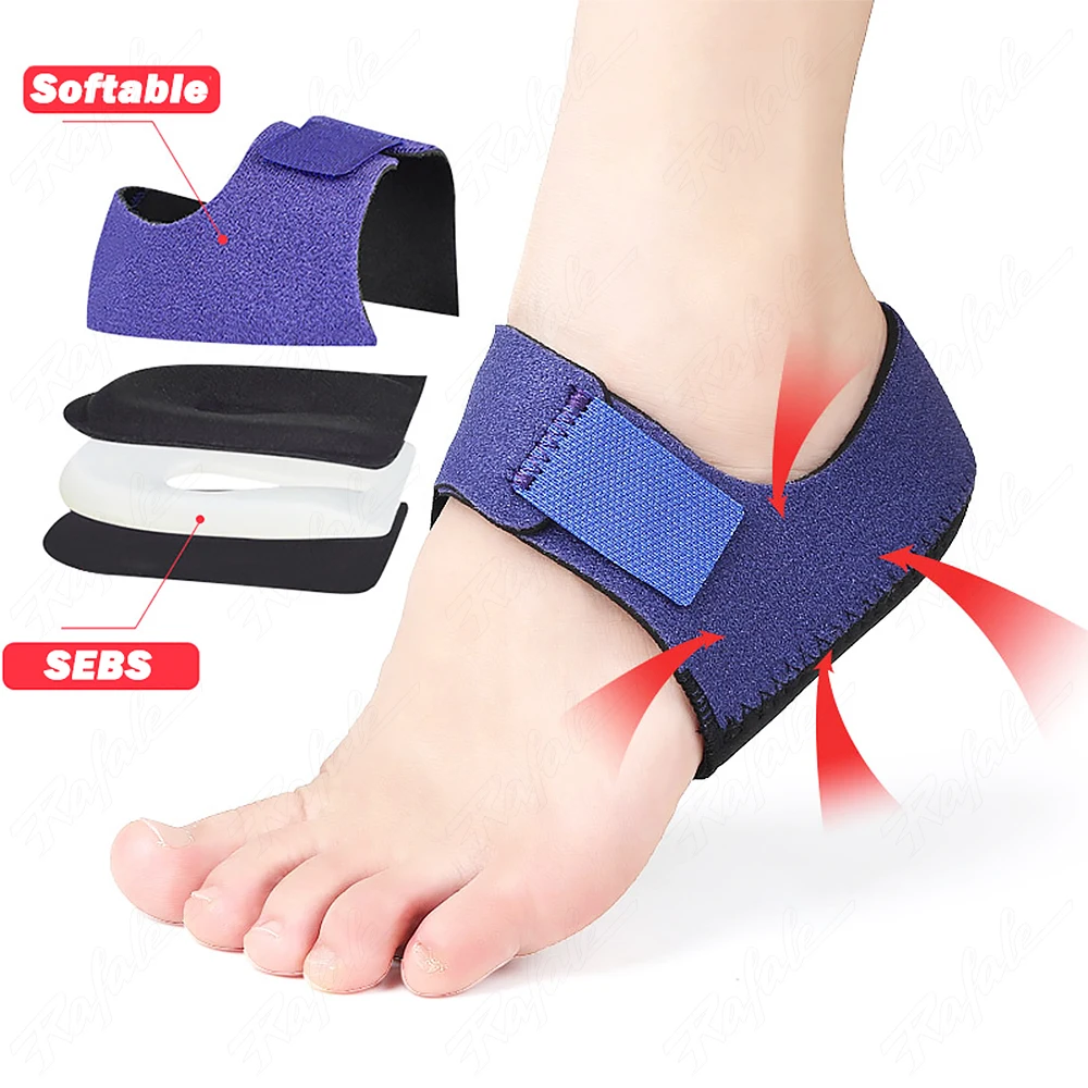 VTHRA Tendonitis Foot Fatigue Relieve Heel Protectors Heel Pain Cushion Arch Inserts Shock Absorption Pads Foot Care Insoles shoe insoles,heel protector pads