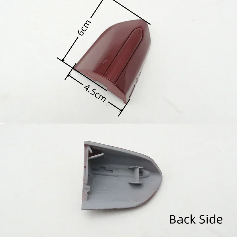 Maniglia della portiera dell'auto Tappo terminale Coperchio esterno della serratura Copertura del cilindro per Ford Mondeo MK5 2013-2019 Edge MK2 2018 2019 Taurus 2015-2020 - immagine 4