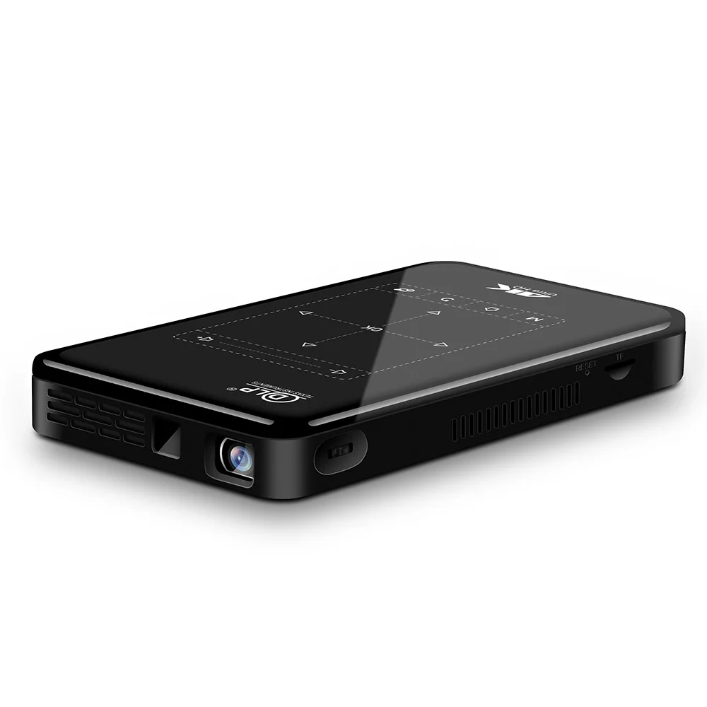 Dlp-ミニポケットプロジェクターP09-II,Android 9.0,2GB RAM,32GB ROM,wifi5,bt4.2,4k,ホームシアター,LEDビデオプロジェクター