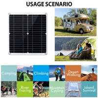 SOECOPO – Kit complet de système 15000W, panneaux solaires 2x300W, onduleur DC 110V/220V et contrôleur 100A pour centrale électrique de balcon domestique 3