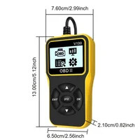 Car Diagnostic Tool Auto Parts 16 Pin Engine Diagnostic Instrument Obd2 Code Reader Digital Display Obd 2 Scanner, No Battery - Image 2