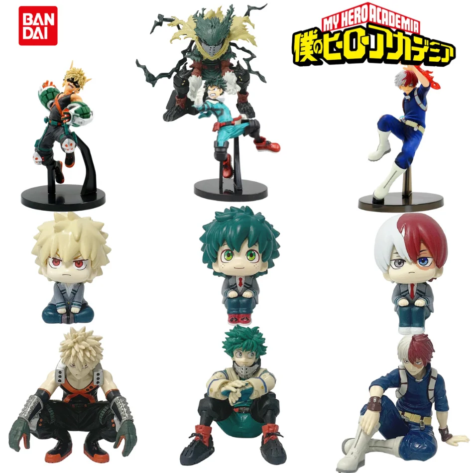 Figure Di My Hero Academia – Set Di 5 O 9 Personaggi (All Might, Todoroki, Bakugou, Midoriya) – Mini Statuette 7,5-9,5 Cm, Regalo Perfetto Per Bambini E Fan