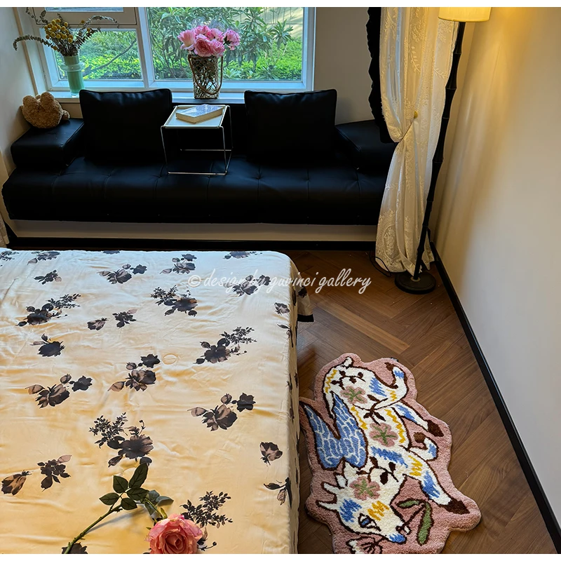 Mystical Animal Shaped Soft Tufted Rug 4