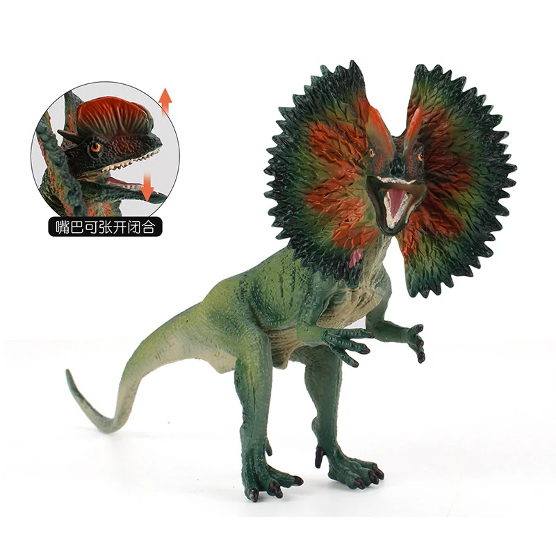 Dinosaur Toy Model Lifelike Dilophosaurus Velociraptor Dinosaurs Figure Action Figures Jurassic World Dino Toy for Children Gift