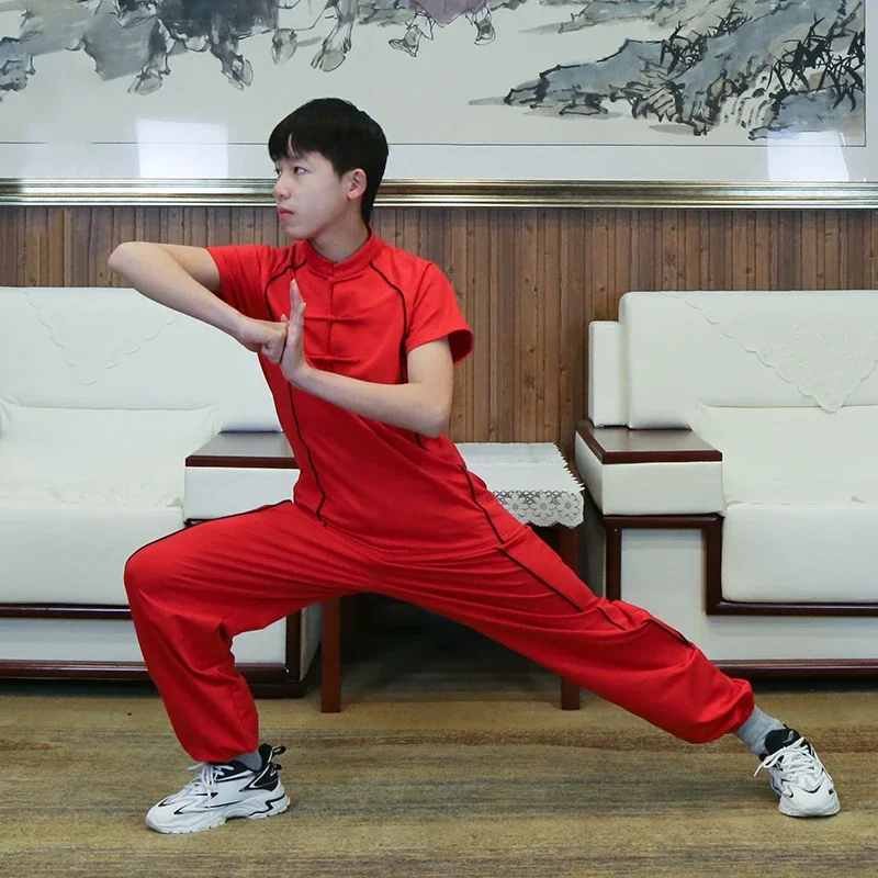

Летняя одежда для взрослых и детей Φ Tai Chi униформа для боевого искусства кунг-фу платье Kun Master дышащая Новинка 2023