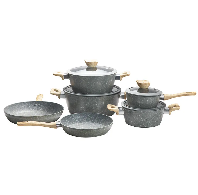 10 Pcs Pots and Pans Set