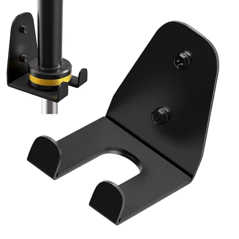 Vertikaler Wandhalter für Fitnessstudio-Langhantelständer, passend für Stangen, Durchmesser 25 bis 33 mm, rostfreier Stahl mit Gummischutz – Detail 5