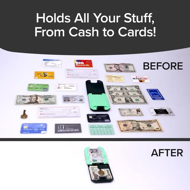 Wallets 4 RFID Blocking Wallet for Men with Removable Money Clip - Slim, Secure and Crush Resistant 4