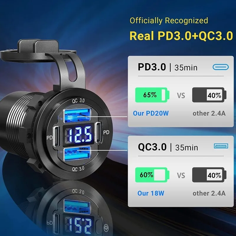     ܼƮ  ,  20W PD3.0   18W QC3.0  , 12V, 24V, 78W, 4 Ʈ