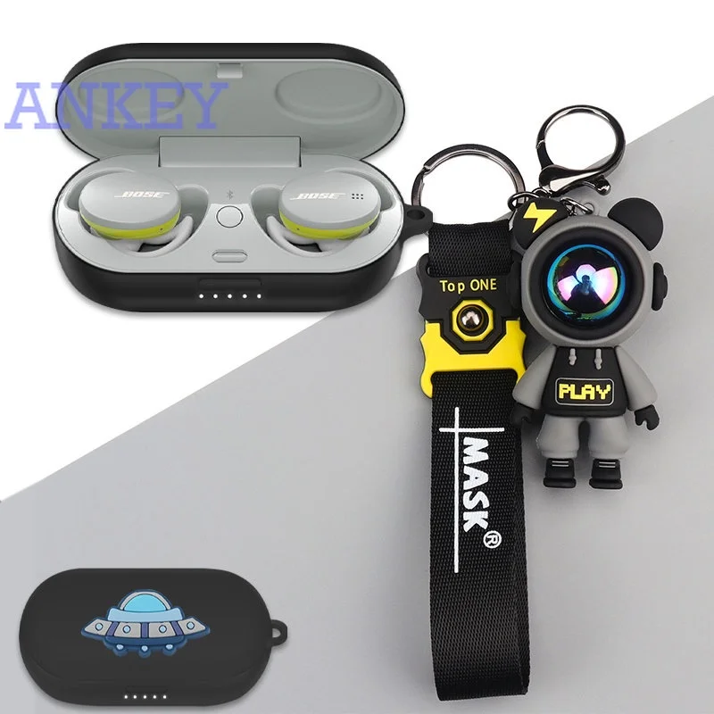 Per Bose Sport Earbuds Custodia Protettiva Cute Cartoon Cover Bluetooth Auricolare Shell Accessori Tws Headphone Portable