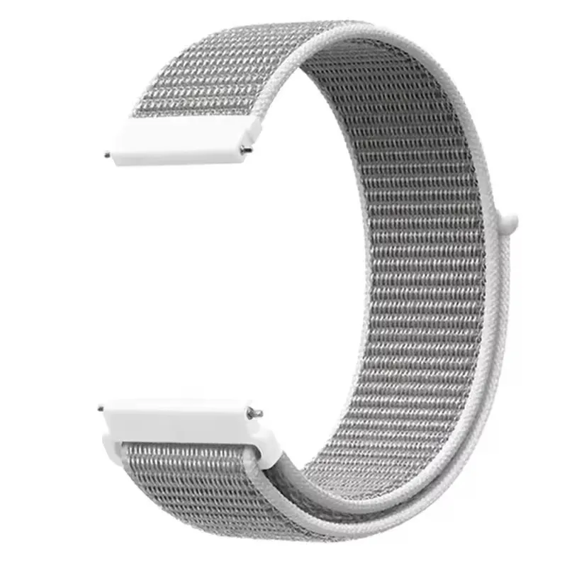 Braided Velcro Strap Loop Band - 20mm/22mm Watch Bracelet Correa