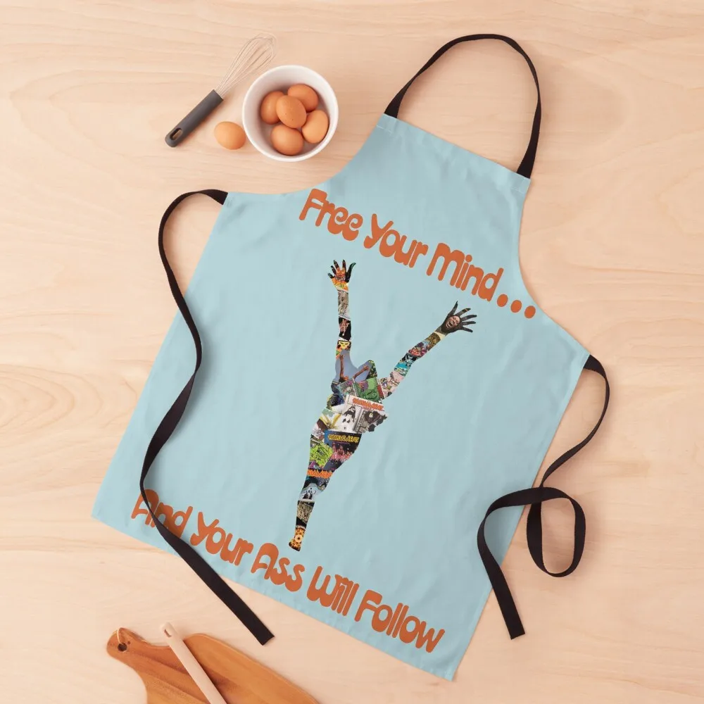 

Parliament Funkadelic Album Cover Collage Apron japanese woman Kitchen Front Apron