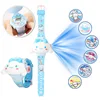 3D Pattern Projection Hello Kitty Girls Watches Children New Cartoon Kuromi LED Watch Kids Toys Wristband Clock Gift 5