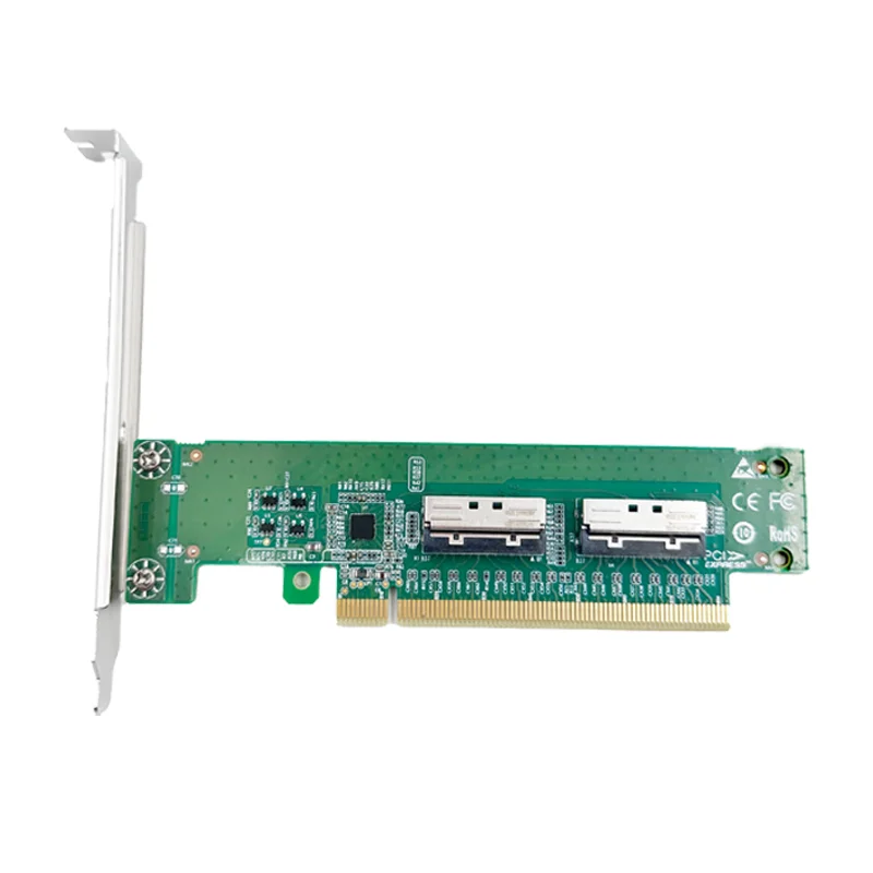 Adattatore PCI Express da x16 a due MCIO scheda di espansione 8I