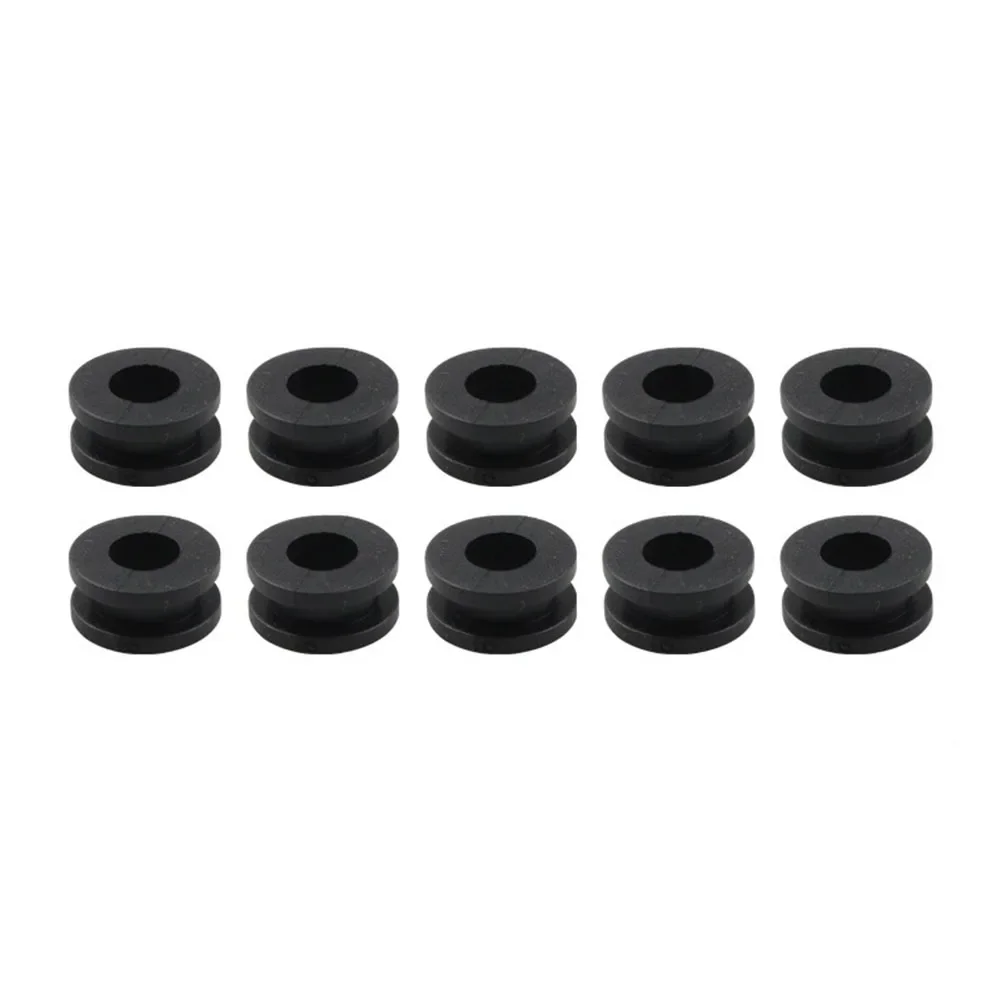 

10Pcs Black Motorcycle Side Cover Rubber Grommets Gasket Fairings Pressure Relief Cushion Accessories For Honda For Suzuki