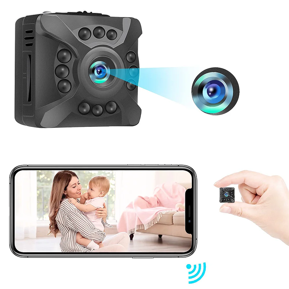 

IP-камера видеонаблюдения X5 Mini, Wi-Fi, 1080P, HD