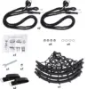 40'' Spider Web Tree Swing Round Net Swing Platform Rope Swing Set for Kids Adult, 71" Detachable Nylon Rope with Swivel 4