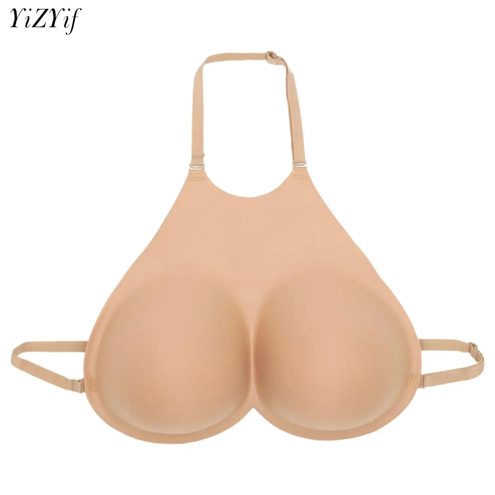 False breast Fake Boobs Breastplate Breasts Forms Breasts Plates for Transgender Crossdresser Drag Queen D Cup