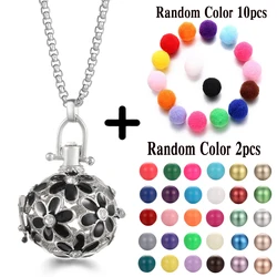 Angel Caller Aromatherapy Necklace with Music Ball and Essential Oil Diffuser (Necklace 1Pcs)