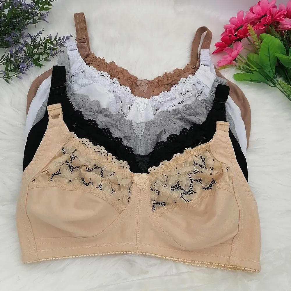 Lace Sexy BraS For Women Wire Free Bras Cotton Thin Brassiere Female Confortable Underwear 75-100 C D Cup C31 6
