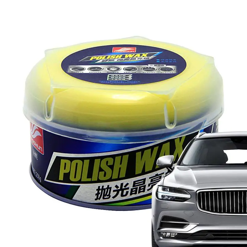 

Car Polish Wax Car Scratch Remover Compound 256g Wax Car Polish For Car Detailing To Shine Auto Carnauba Cars Care Polish